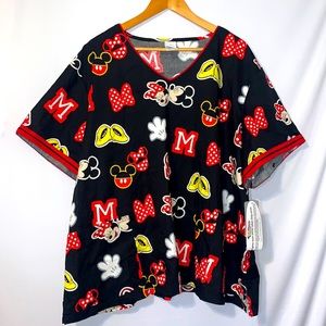 Scrub top womens size 5xl